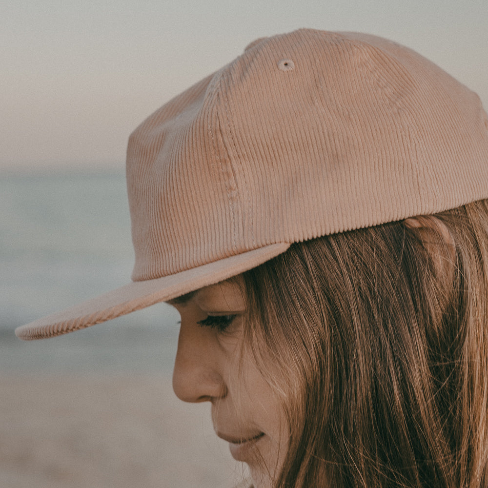 Gym Teacher Cap in Smoked Salmon Corduroy