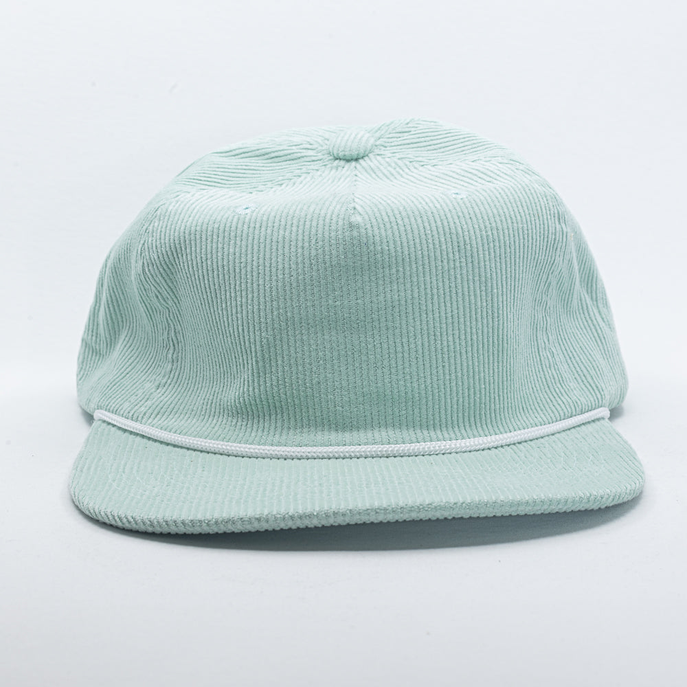 Concert Cap in Mint Corduroy