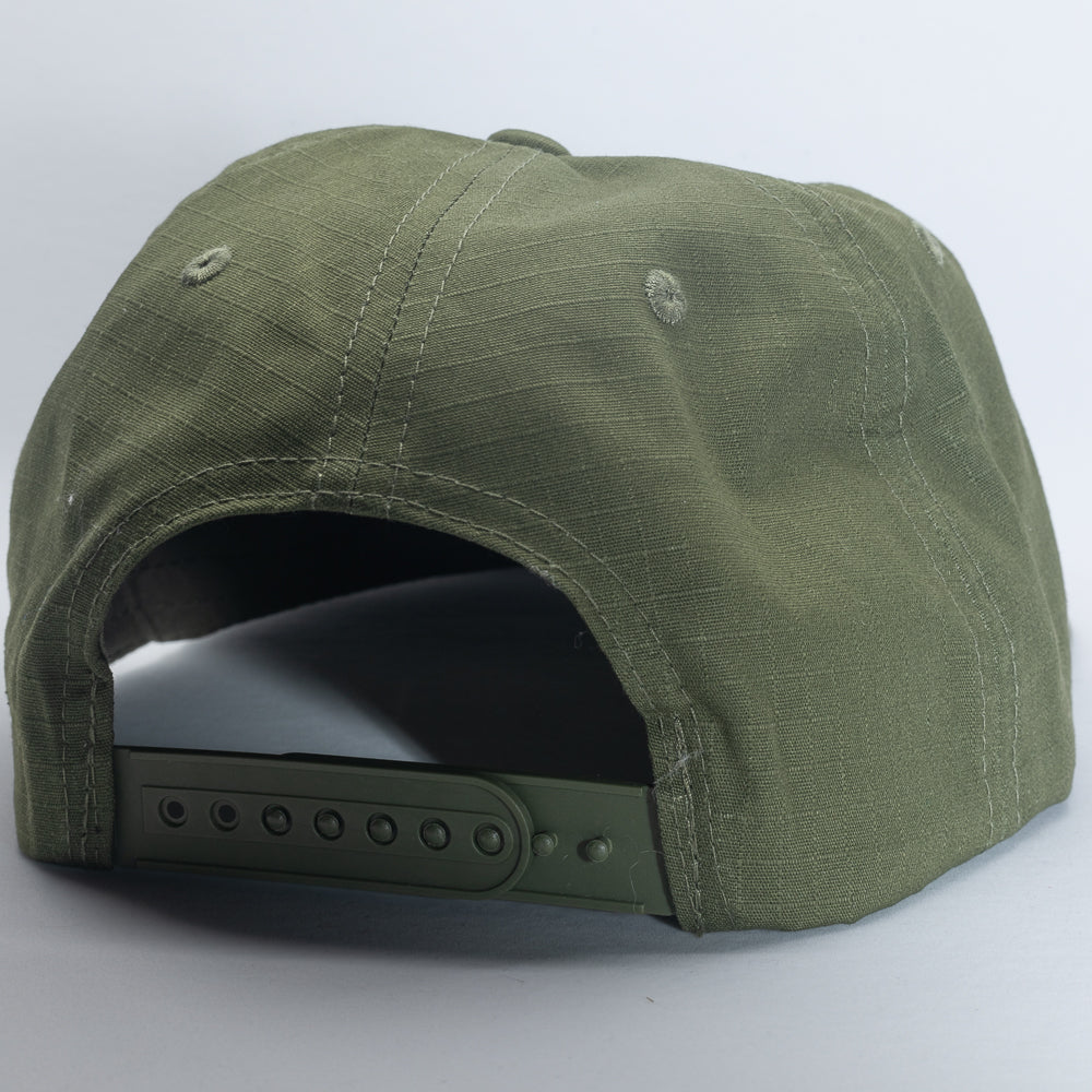 Woodsman Cap in Olive Ripstop