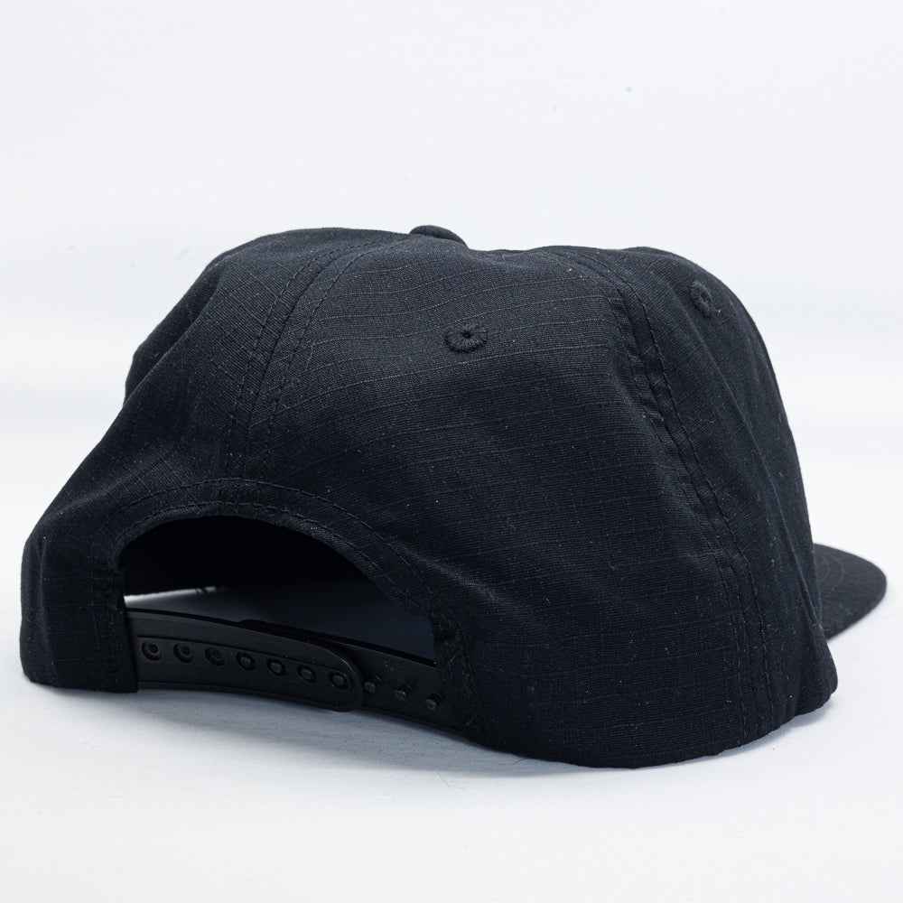 Gym Teacher Cap in Pitch Black Ripstop