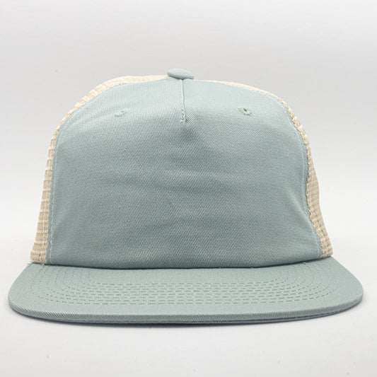 The Feed Store Cap in Teal Gray & Tan